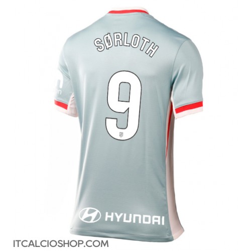 Atletico Madrid Alexander Sorloth #9 Seconda Maglia Femmina 2024-25 Manica Corta